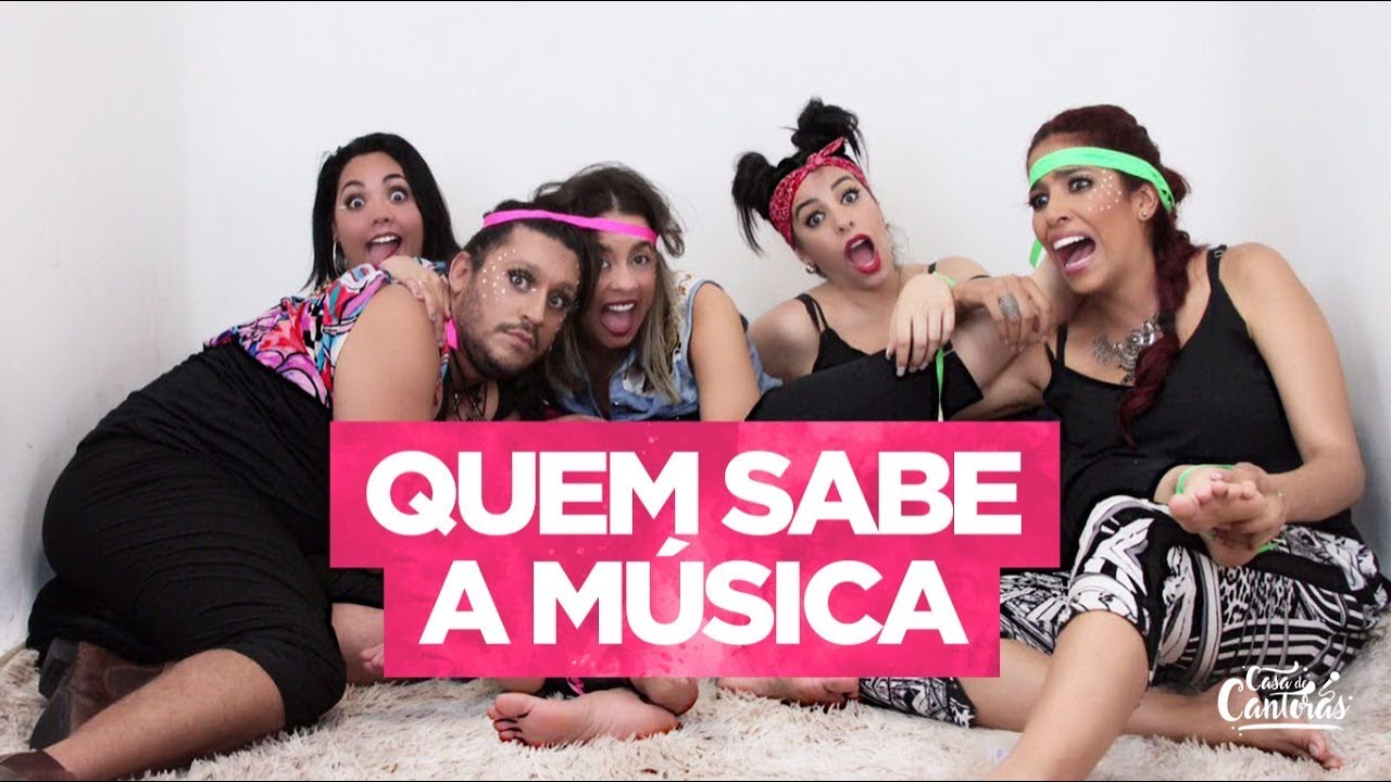 Todo mundo amarrado, gritaria e gargalhadas! #QuemSabeAMúsica
