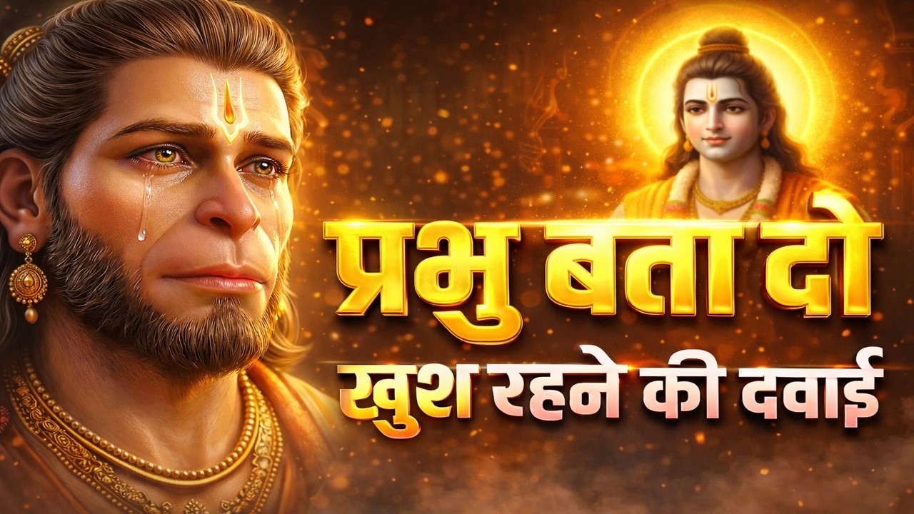 प्रभु बता दो खुश रहने की दवाई | Prabhu Bata Do Khush Rahne Ki Dawai | Ram Sad Bhakti Hanuman Song