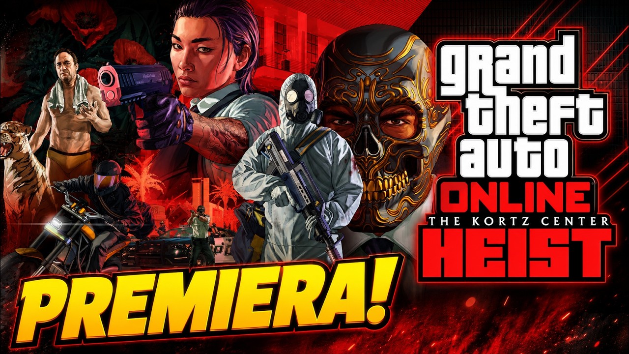 🔴 GTA 5 - PREMIERA NOWEGO NAPADU - KORTZ CENTER HEIST