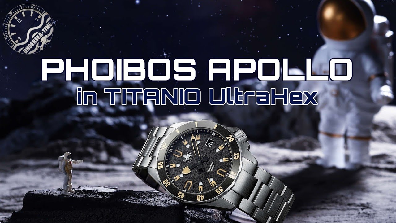 Phoibos Apollo 200m in titanio UltraHex: il Diver che guarda le stelle!