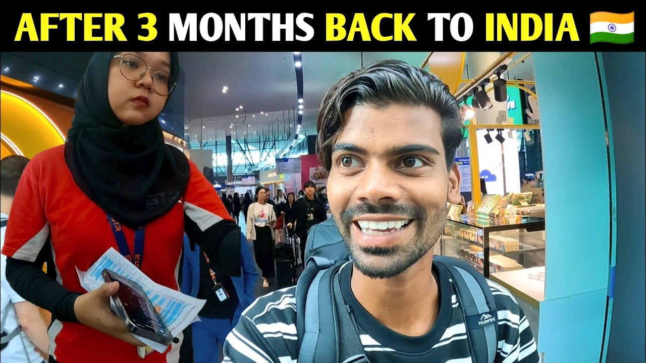 6 देशों की यात्रा 3 महीने में करने के बाद घर की वापसी | VIETNAM TO INDIA BYFLIGHT @BackpackerBishnoi