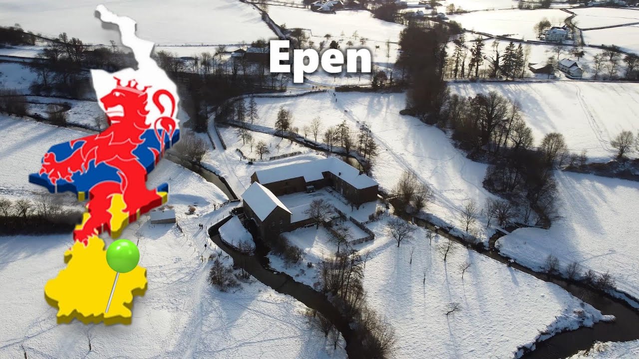 Kleine Geul en Klitserbeek in Epen | Betoverend landschap in de sneeuw