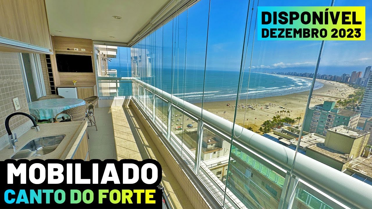 Mobiliado | 3 Suítes Linda Vista Mar no Canto do Forte em Praia Grande SP @Michel Camargo - Corretor de Imóveis