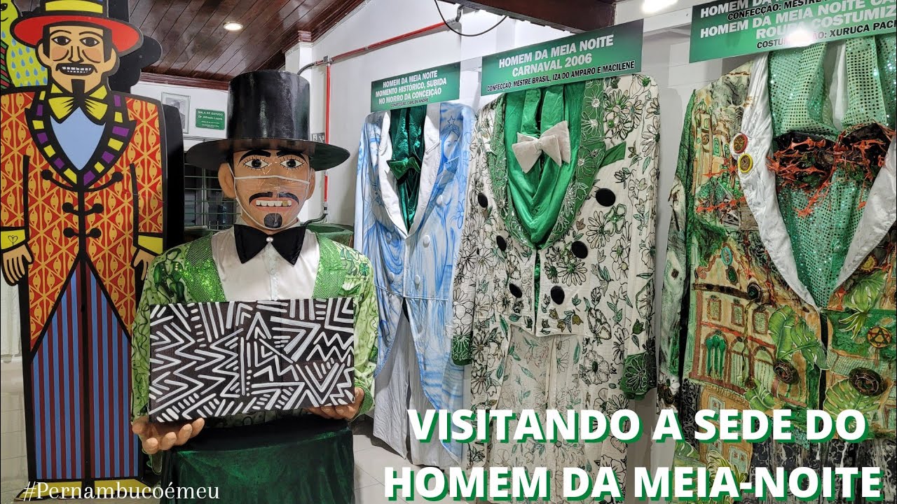 Visitando A Sede Do Homem Da Meia-noite Ao Som Do Frevo! Carnaval 2022 #emcasa