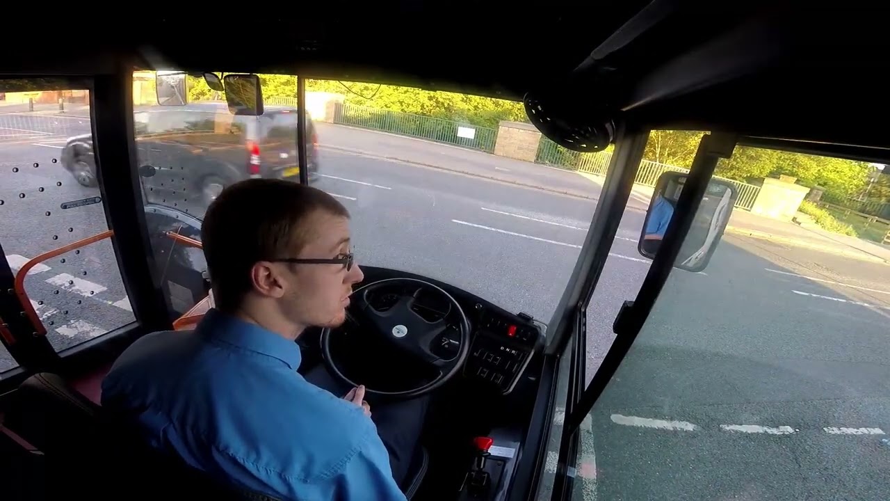Drivers View - Route 38 - Logistics North to Piccadilly - Unedited Enviro 400MMC