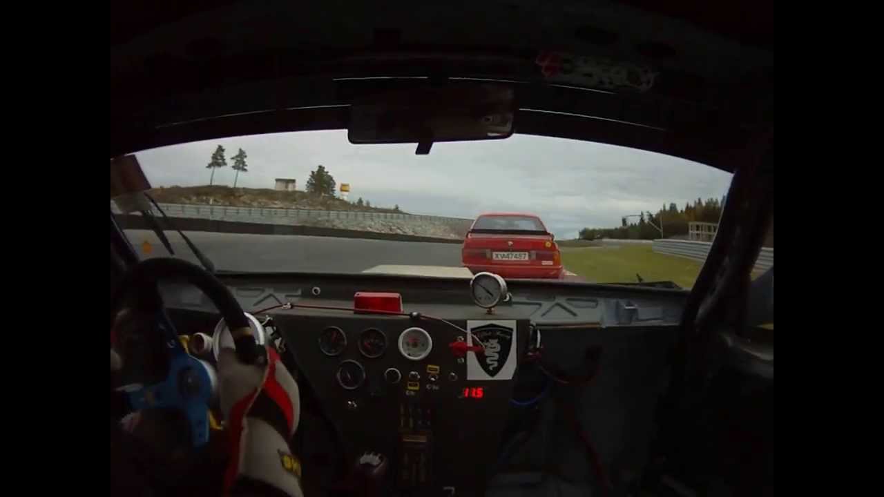 Alfa romeo 75 x 2 vs BMW M3, Rudskogen 29.09.2013.