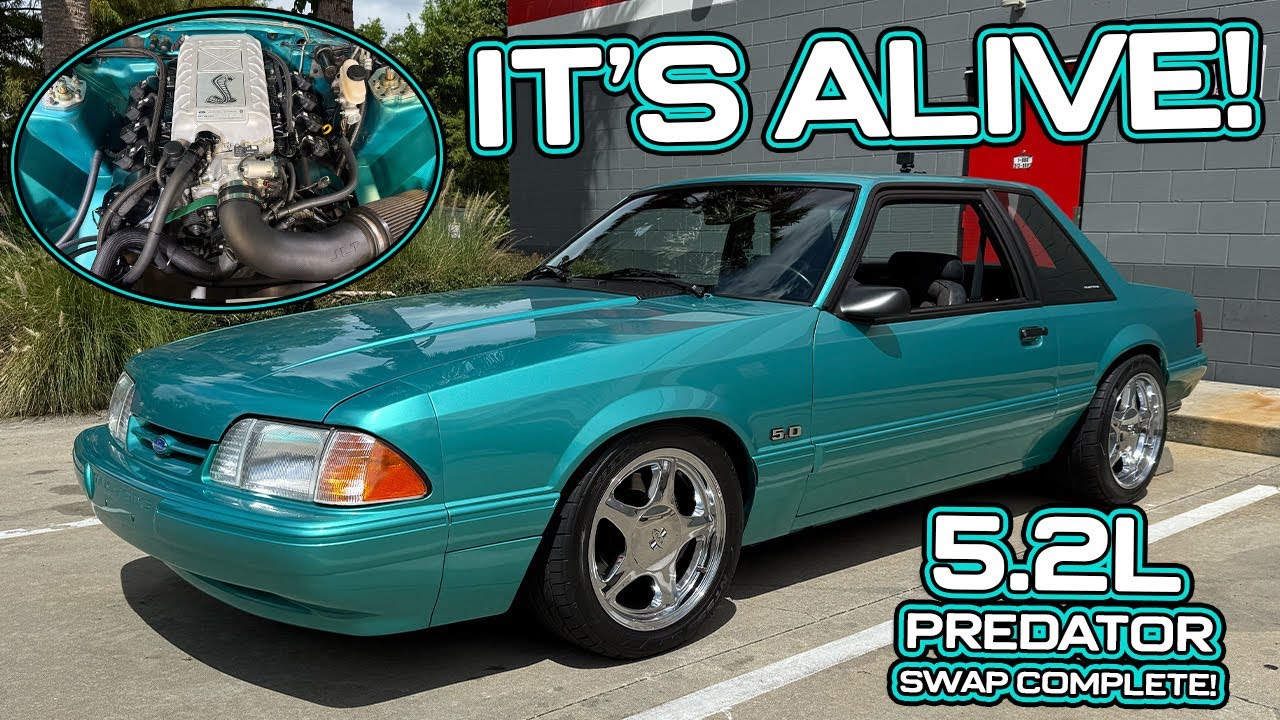 First Start Up! GT500 Swap Fox Body Is Insane!