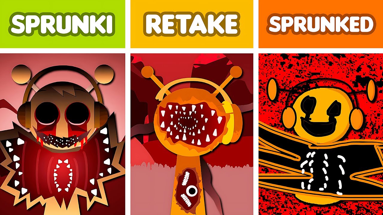 Incredibox Sprunki Parasite VS Retake Parasite VS Sprunked Parasite (ALL Characters Comparison)