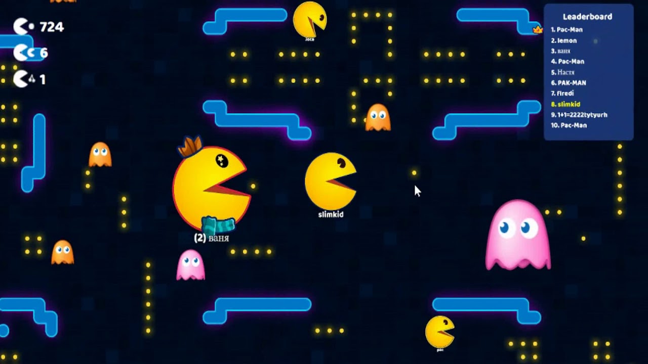 😀 Pacman.io improvements: Unlock dresses, hats, eyes and more....