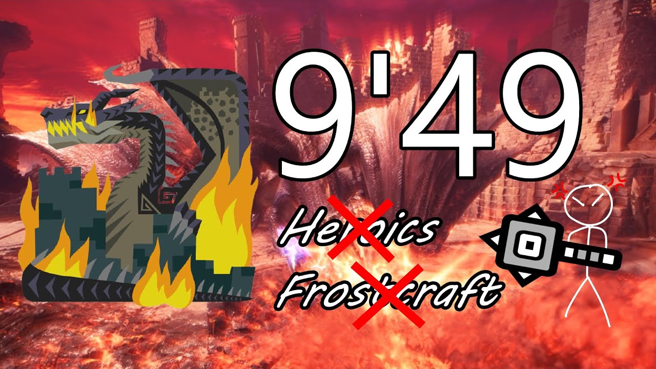 [해머] MHW:IB M★6 흑룡 밀라보레아스 토벌 (전설의 흑룡) Fatalis Hammer Solo TA 09'49