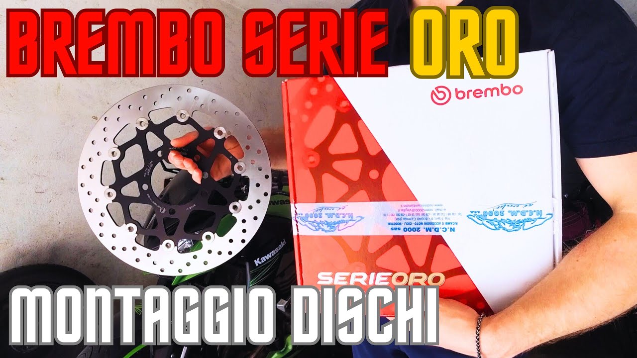 SOSTITUZIONE DISCHI FRENO MOTO! | Brembo serie oro