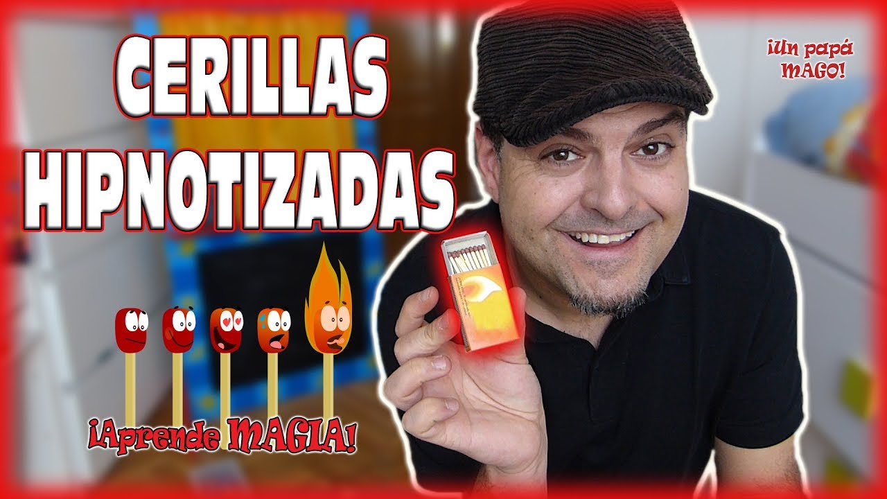 TRUCO DE MAGIA CERILLAS HIPNOTIZADAS | Aprende Magia | UN PAPÁ MAGO