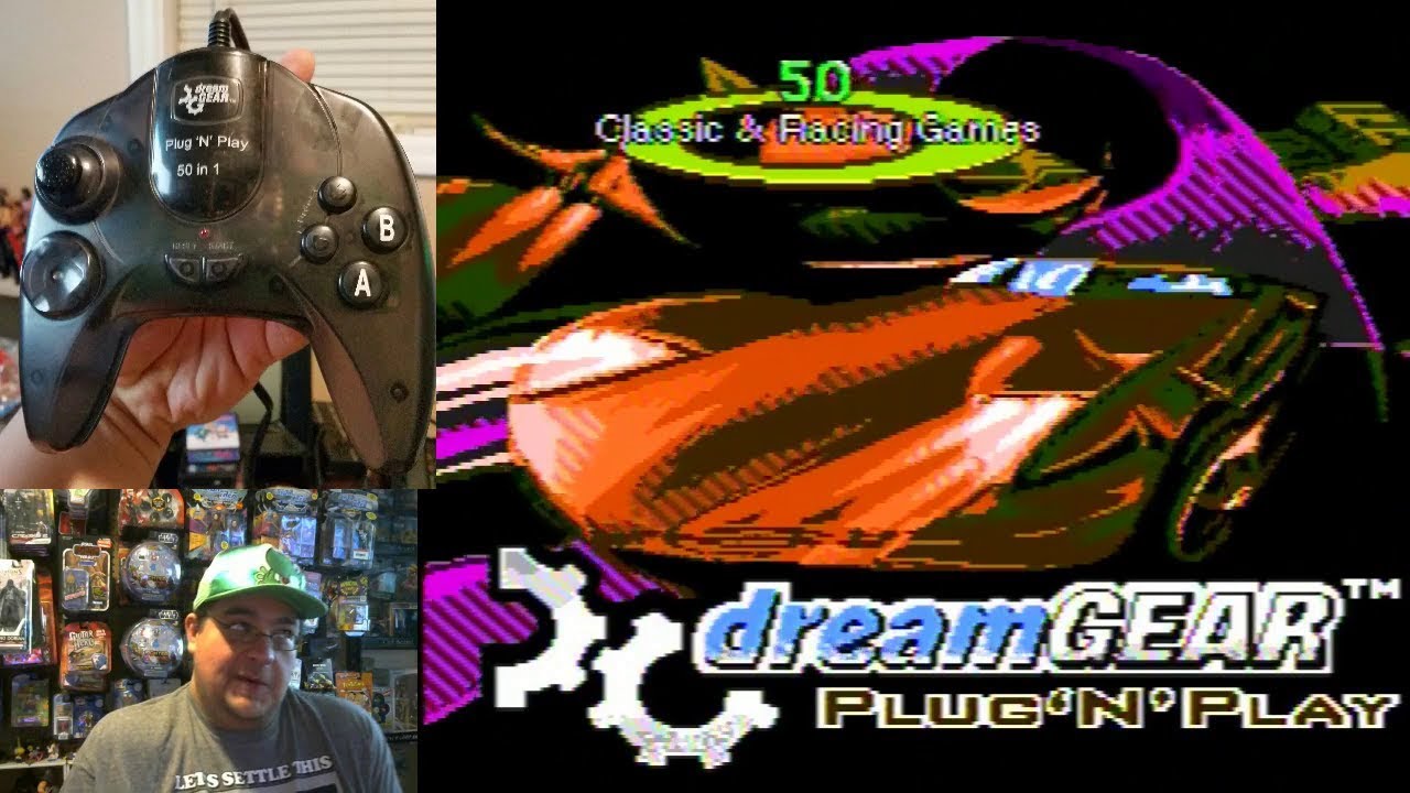 DreamGEAR Plug 'N' Play 50 in 1 game system part 1: Games #1-25 brief game play