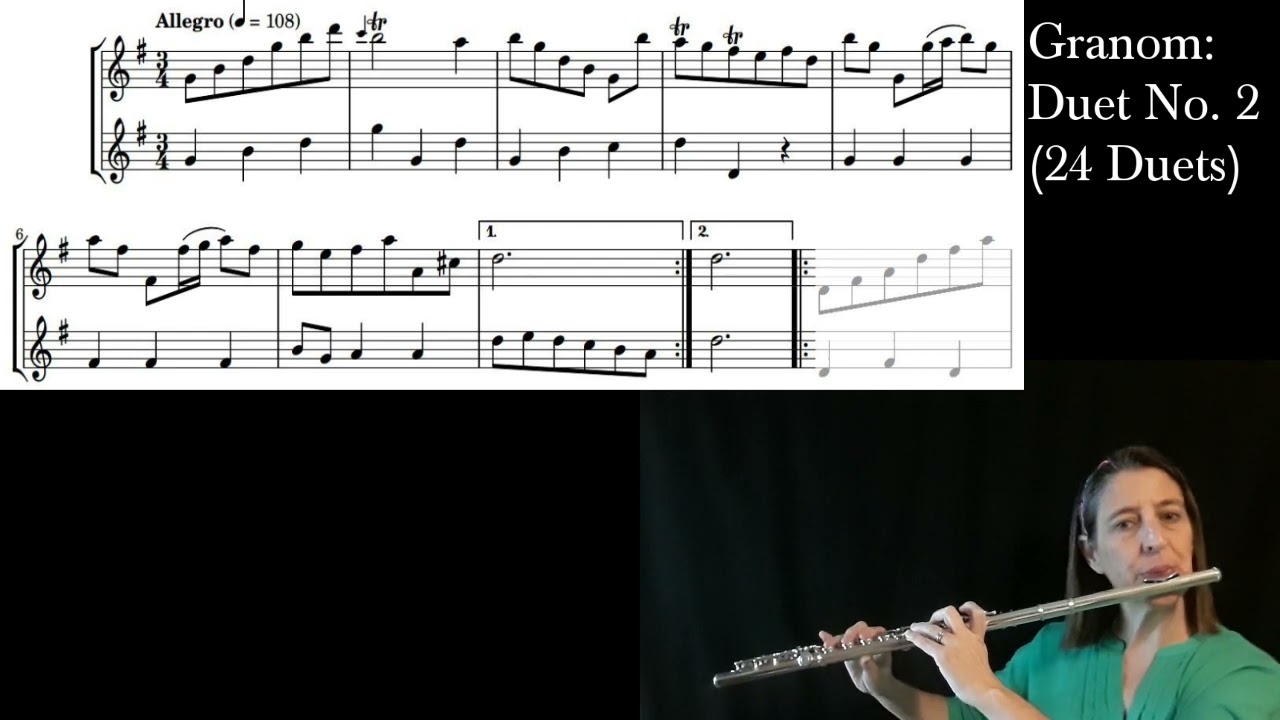 Granom: Duet No. 2 (Play Along) in G