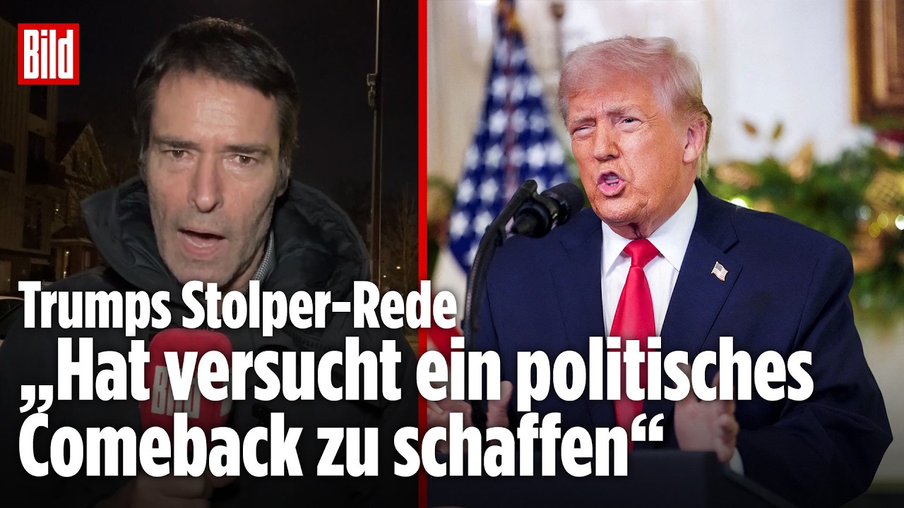 DONALD TRUMP: Stolper-Rede! &bdquo;Hat versucht ein politisches Comeback zu schaffen!&ldquo;