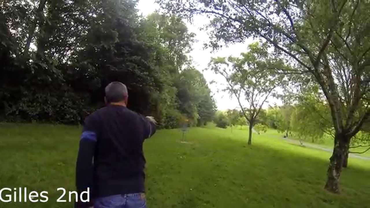 Disc Golf Vallée des Jardins, Caen France - Permanent 9