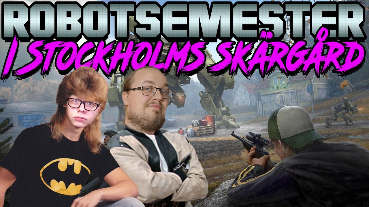 🔴 ROBOTSEMESTER I STOCKHOLMS SK&Auml;RG&Aring;RD MED UFOSXM & FIGGEHN