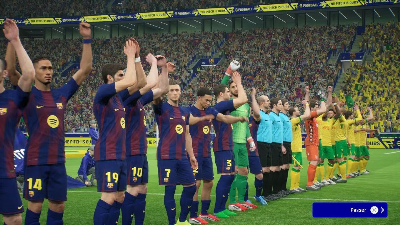 eFootball_  Nantes vs Barcelone 🇨🇵🇪🇦