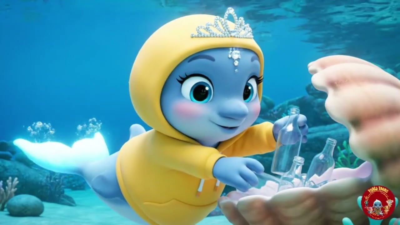 Italian | Laddu e la grande gara di riciclaggio del mare | Laddu and the Great Sea Recycling Race