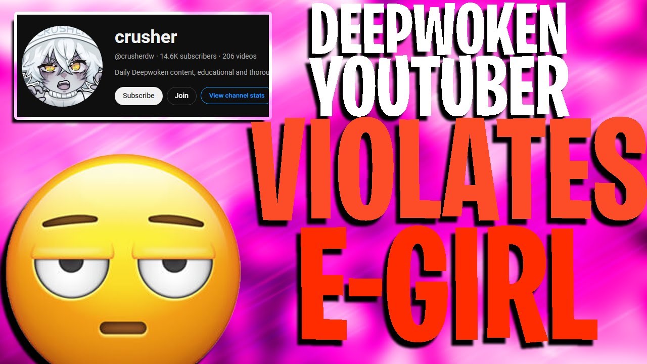 E-Girl изнасилована Ютубером Deepwoken (печально)