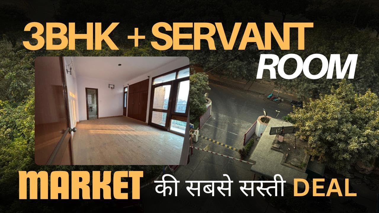 PRESIDENT APARTMENT 3BHK + SERVANT | Main Road Facing |Front Tower 