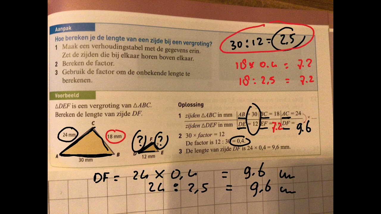 2 havo 4.2 Rekenen met de factor