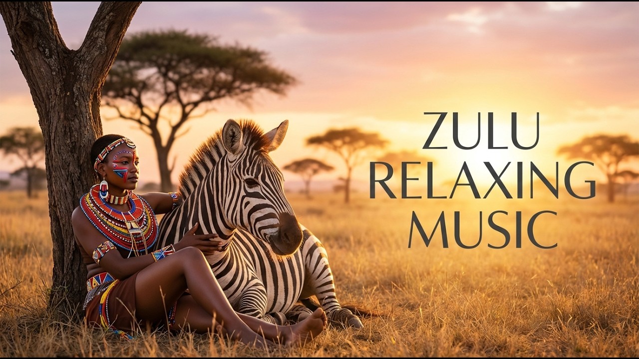Zulu Moonlight Chants | Peaceful Tribal Sounds for Relaxation