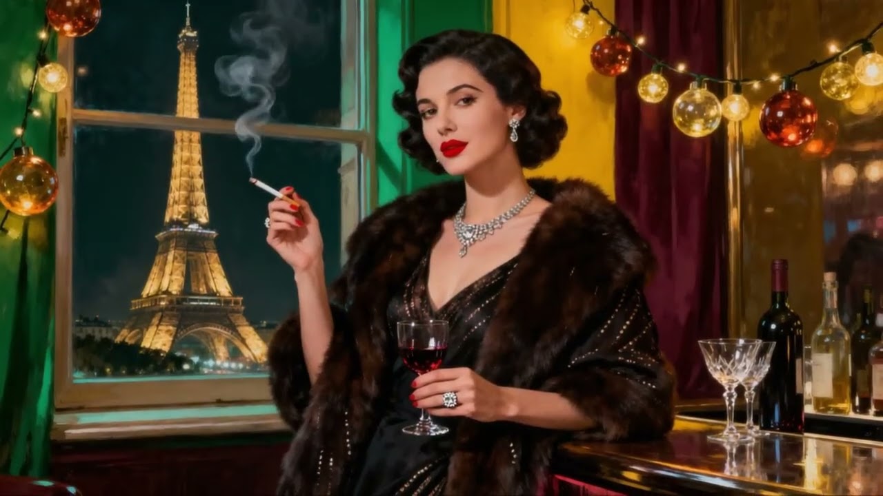 Retro Jazz Lounge Vol. 4 🎷 Cozy Christmas in 1940s Paris | Vintage Jazz Playlist