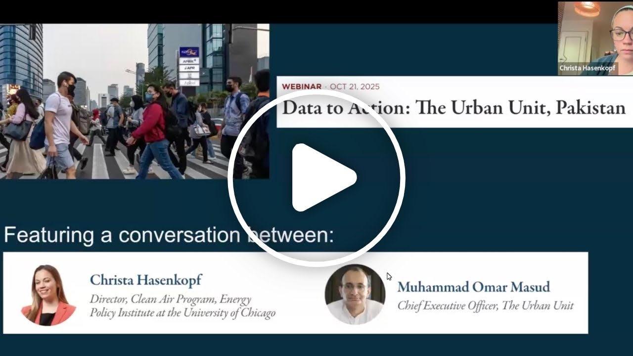 Data to Action: The Urban Unit, Pakistan
