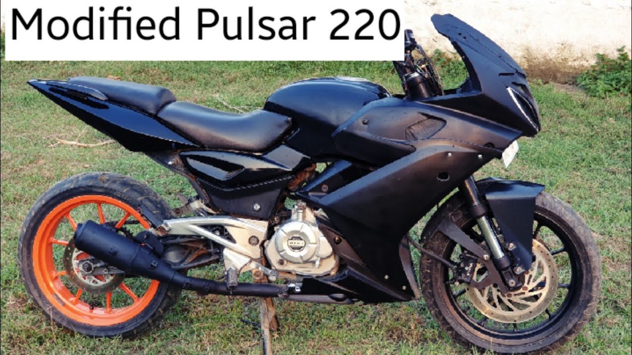 How to install R15 body in Pulsar 220 ! Pulsar 220 modified ! Pulsar 180 modified