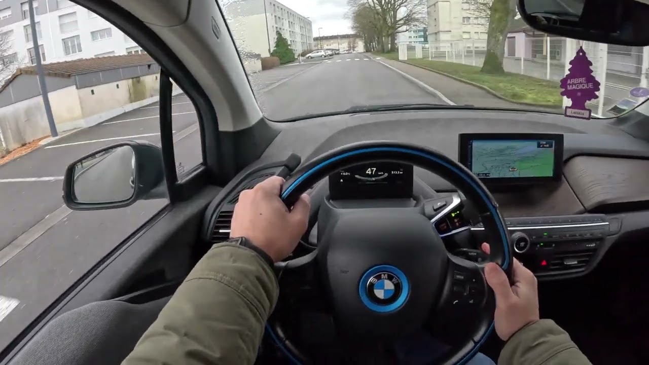 BMW i3 2017 POV TEST DRIVE IN CITY  EP03 4K