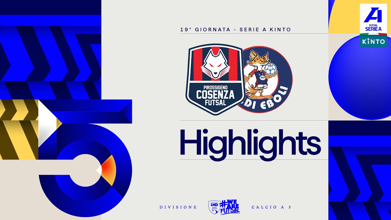 Pirossigeno Cosenza-Feldi Eboli 5-3 | Gol e highlights | 19ª giornata | Serie A KINTO 2025/2026