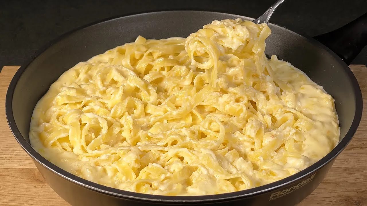 Das leckerste Pasta-Rezept in 5 Minuten! Schnelle und leckere Pasta mit cremiger Sauce