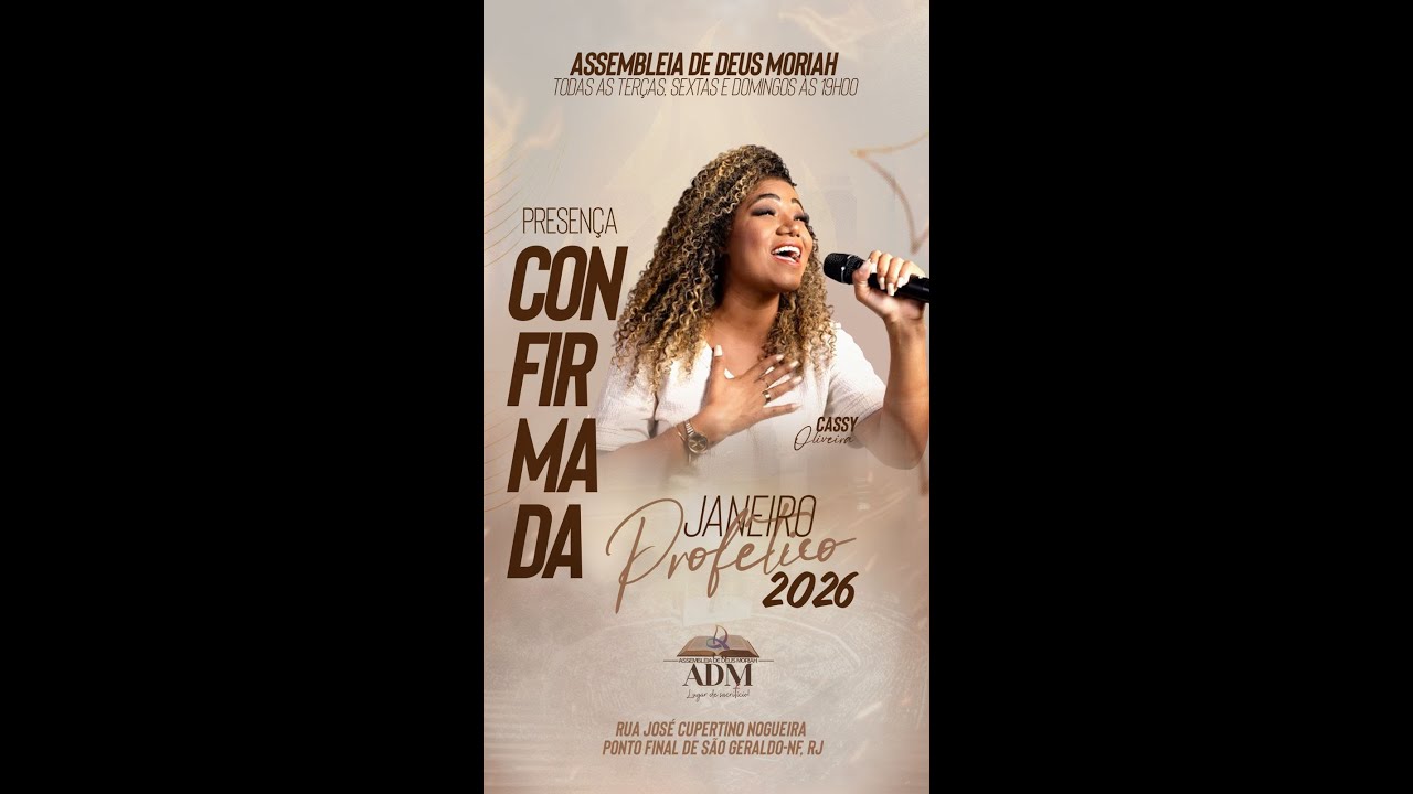 CULTO ONLINE: ENCERRAMENTO JANEIRO PROFÉTICO! l