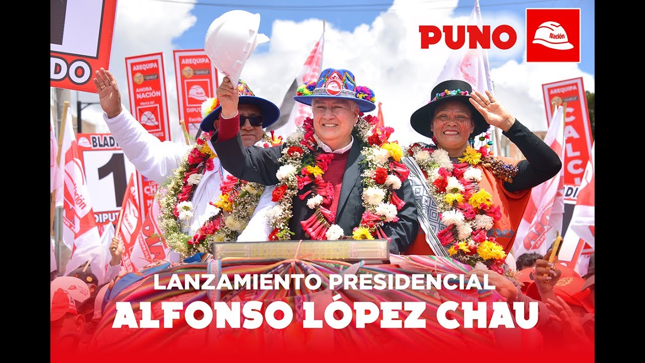 Lanzamiento Presidencial de Alfonso López Chau en Juliaca - Puno