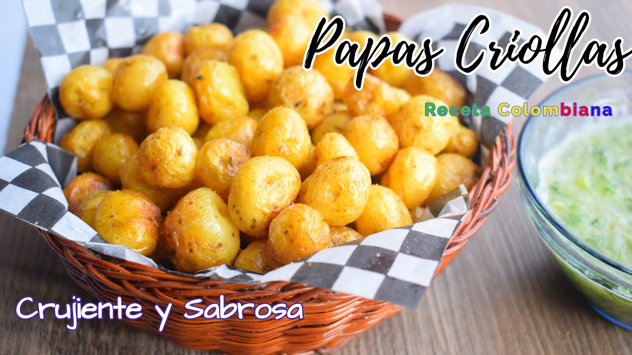 Papas Criollas / Receta Colombiana / Crujientes y Sabrosas /Receta Facil