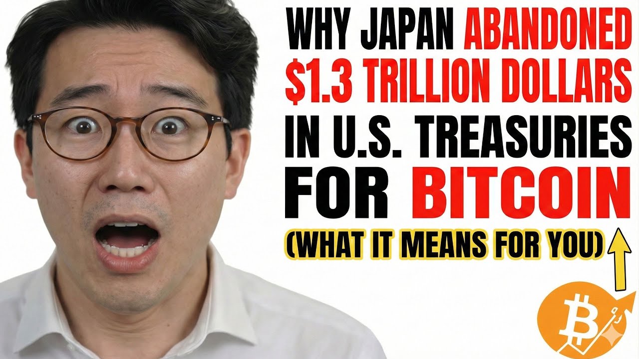 Why Japan Abandoned $1.3 Trillion in U.S. Treasuries — What Bitcoin Reveals About the Shift