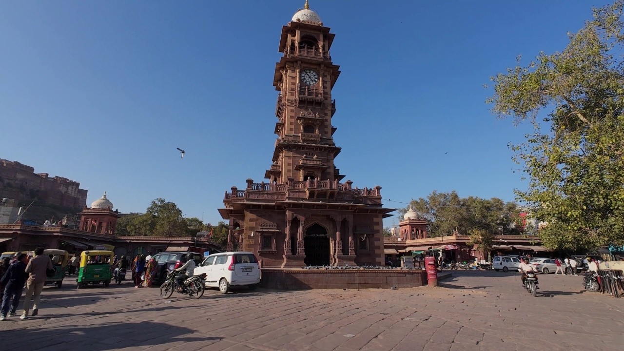 Jodhpur Clock Tower & Sardar Market Walk | Rajasthan, India 🇮🇳 4K