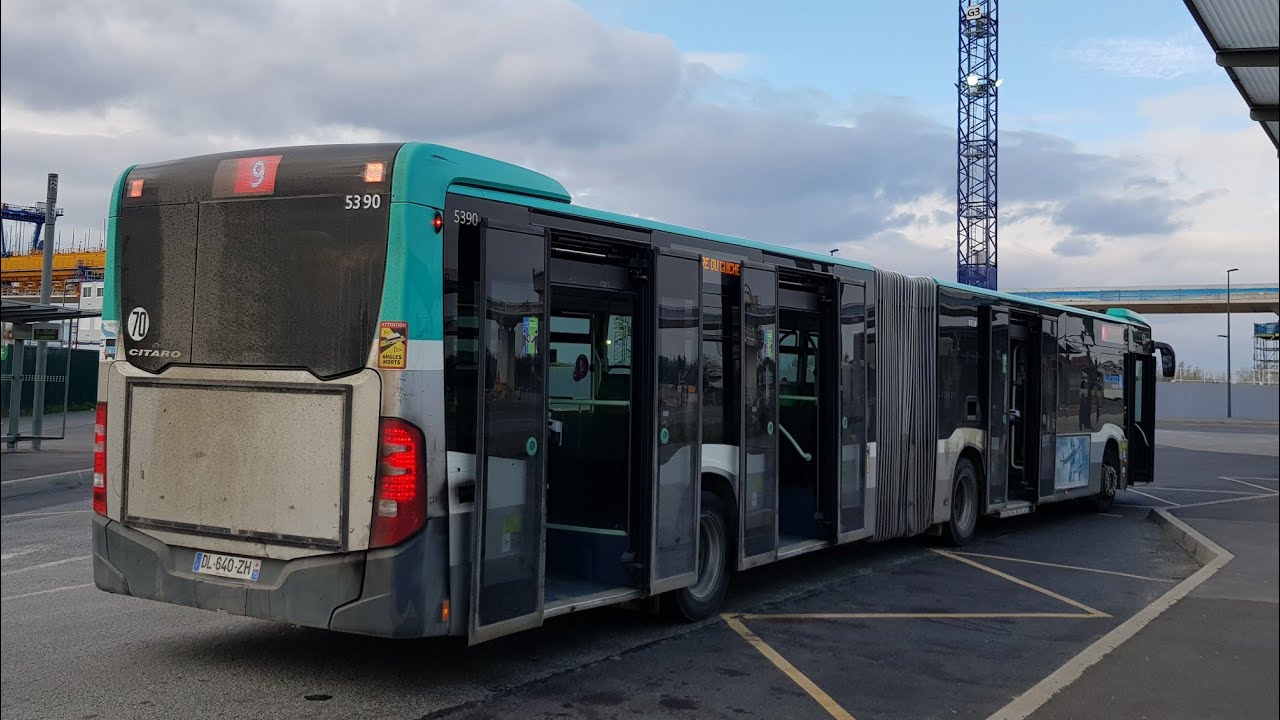 {KICKDOWN} Voyage en Mercedes Citaro GC2 numéro 5390 sur la ligne 9 de RD Saclay