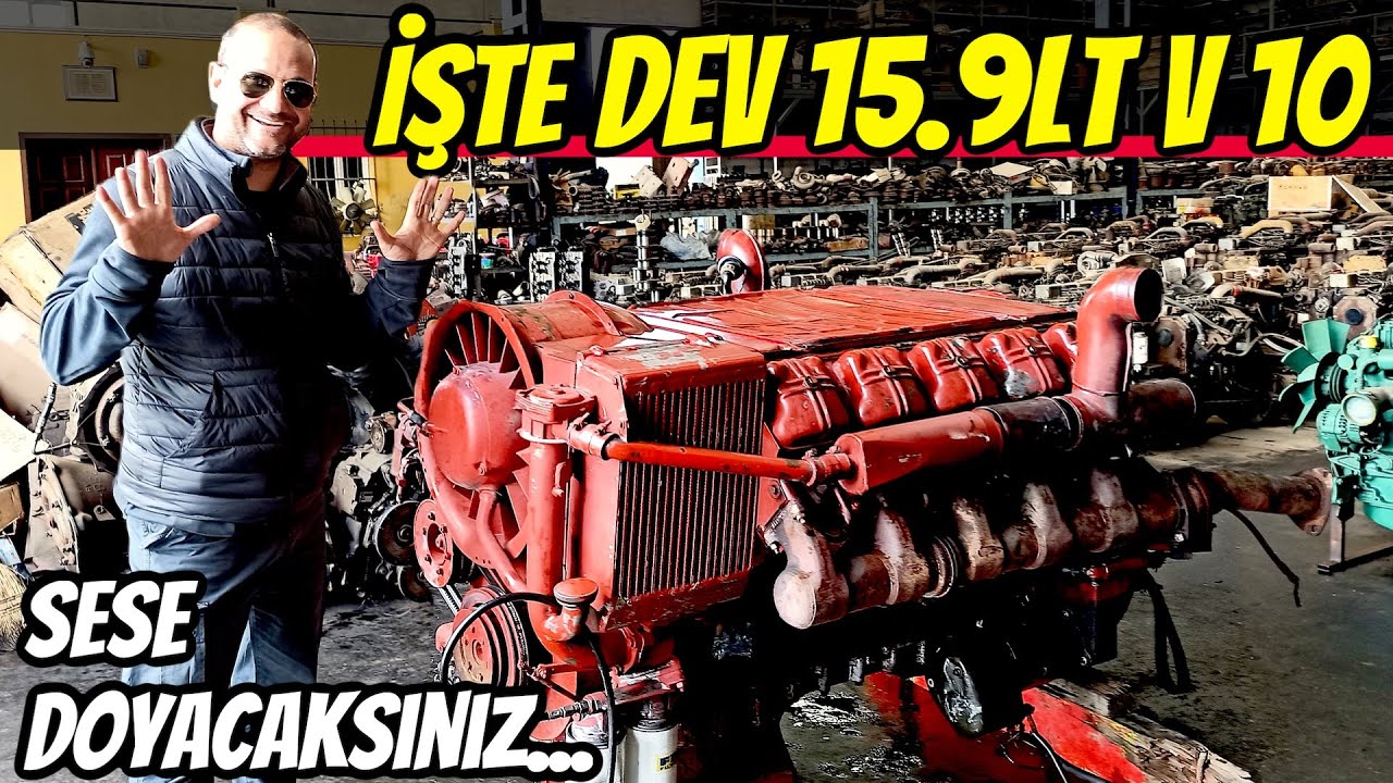 6X6 | Deutz V10 motoru indirdik | V12 turbo mu? Rektifiye mi? Çıkma V10 mu?