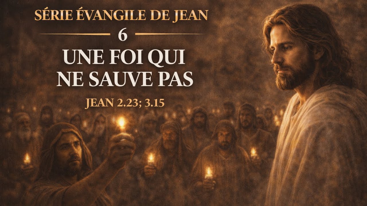 6. Une foi qui ne sauve pas| Jean 2.23; 3.15