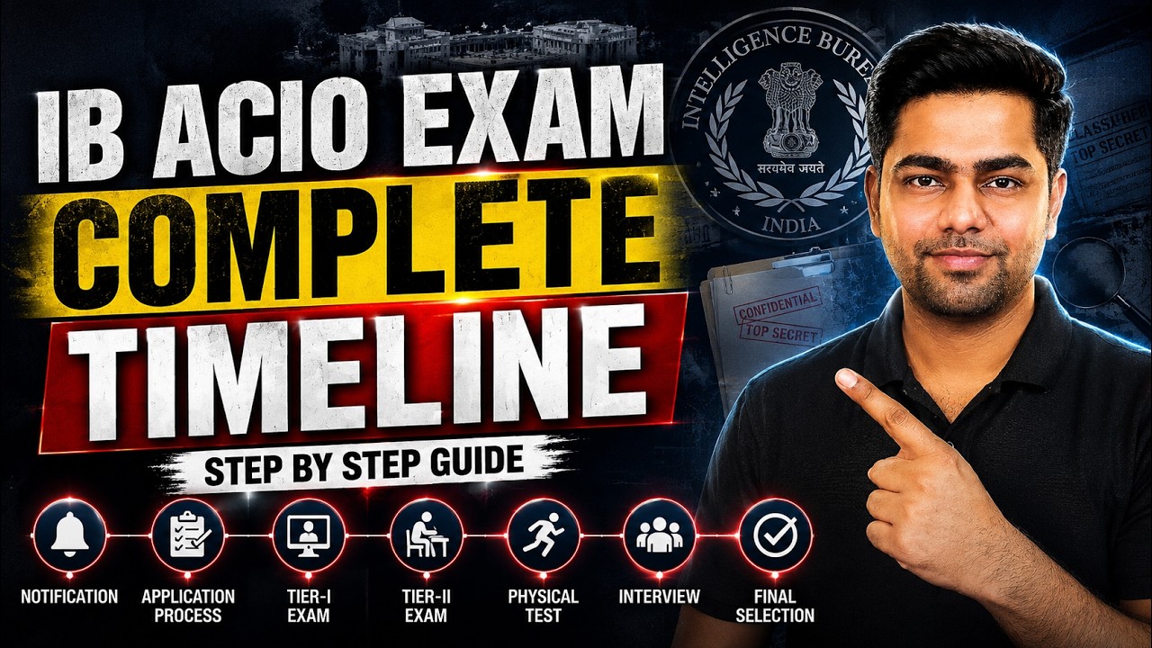 IB ACIO 2026 Complete Timeline | Notification to Final Selection | Full Recruitment Process Expla...