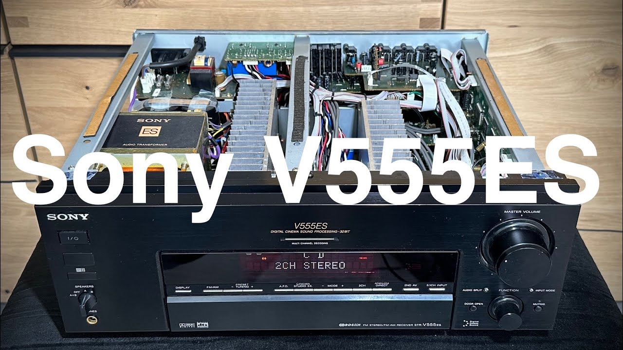 SONY STR-V555 ES Stereo FM/AM 5.1 AV Receiver demo