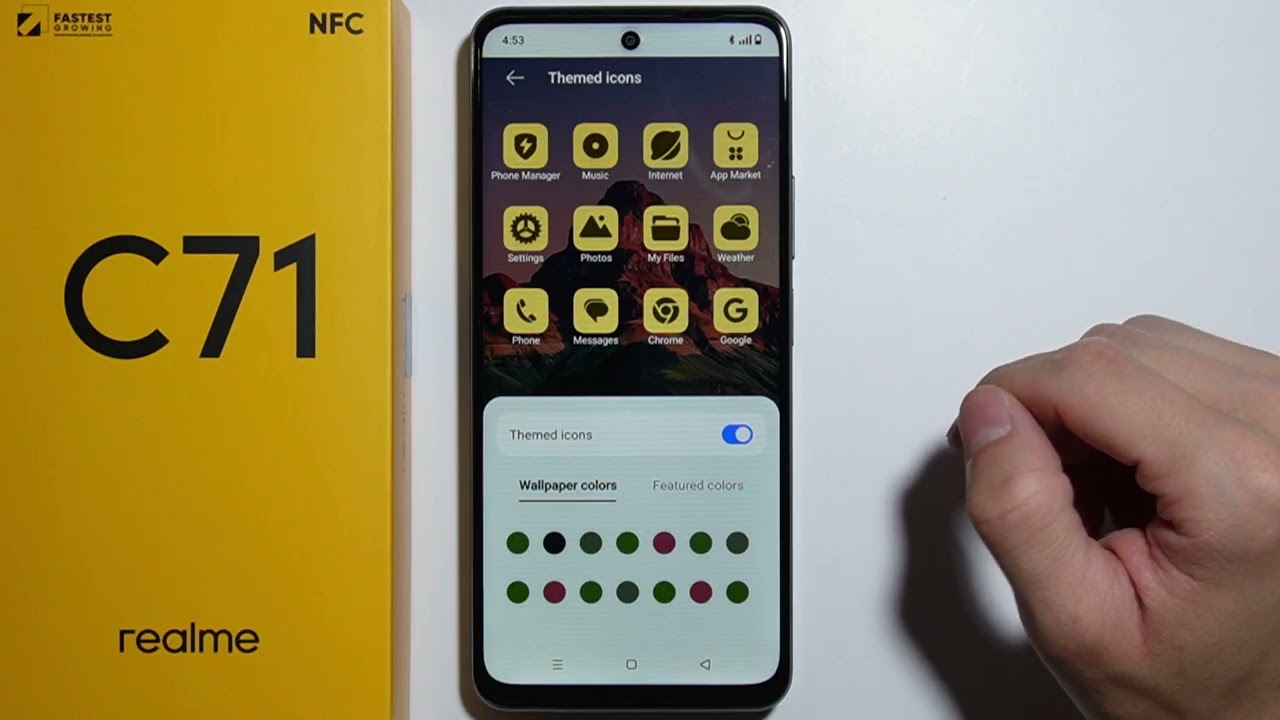 Realme C71: Can You Change Icons Style?