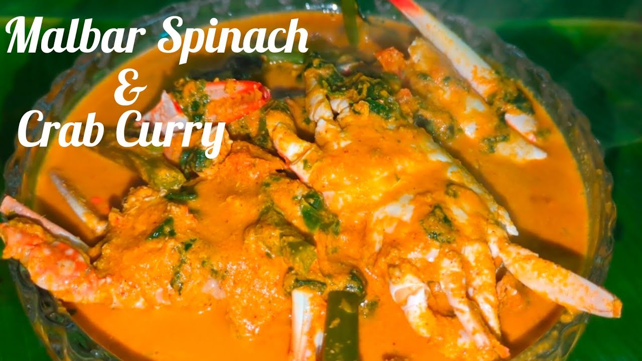 Malbar Spinach & Crab Curry 