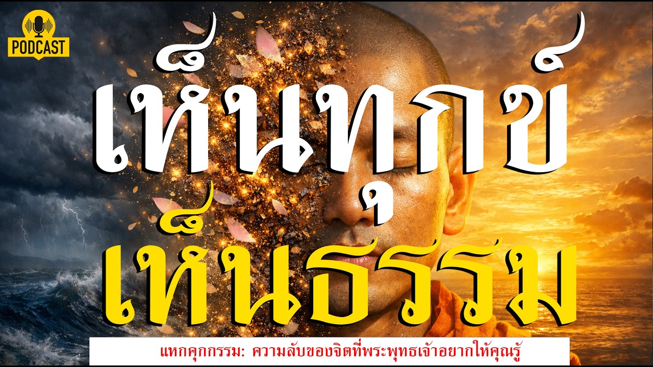 เห็นทุกข์เห็นธรรม: วิธีเปลี่ยนน้ำตาให้เป็นปัญญาตื่นรู้