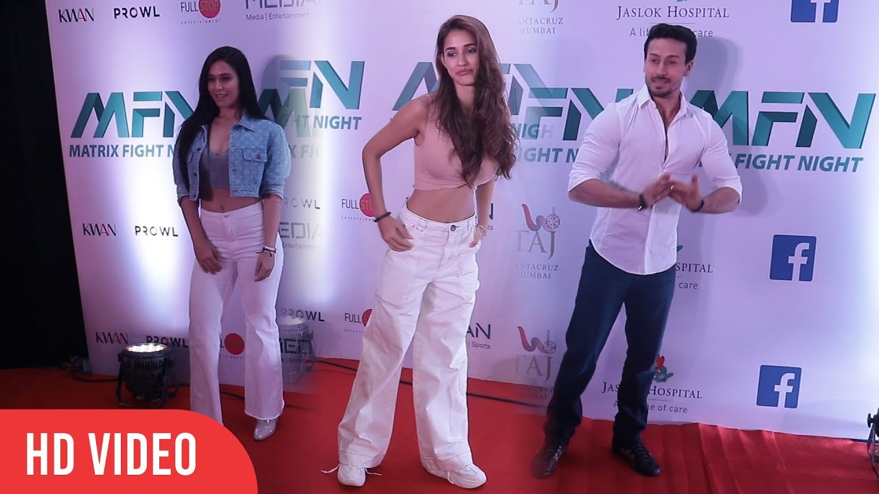 Tiger Shroff With Girlfriend Disha Patani And Family | Matrix Fight Night Launch