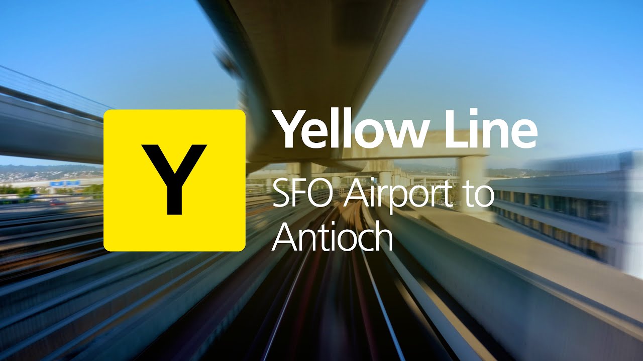 BART Cab Cam: Yellow Line from SFO Airport to Antioch