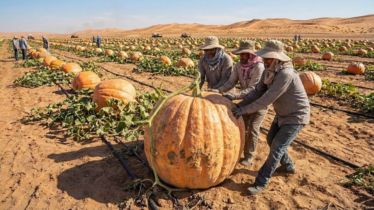 Unbelievable! They Turned Sand Into a Pumpkin Farm — The Results Were Insane