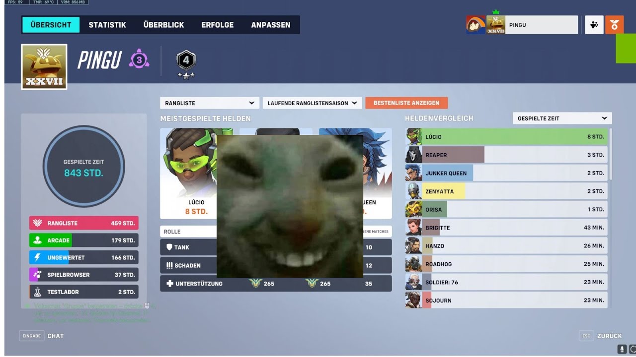 What a T500 Lucio in OW2 looks like